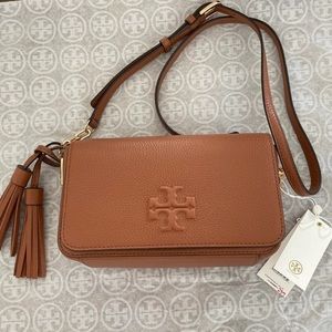 Tory Burch Mini Thea- classic tan